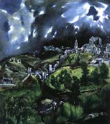 El Greco A View of Toledo oil painting
